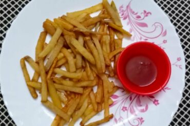 French fries recipe | Crispy french fries | How to make french fries at home | Potato fries | Snacks
