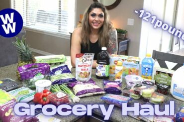 WW GROCERY HAUL - LOTS OF NEW FOOD FINDS!! - 120 POUNDS LOST!! - WEIGHT WATCHERS - CALORIE DEFICIT!