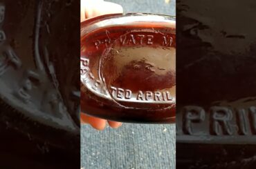 1898 French Vinol wine bottle!#shorts #relics #bottledigging #oldbottles #history