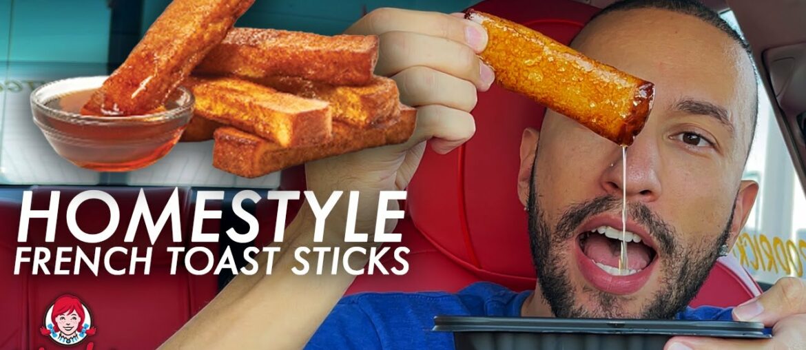 Wendy's NEW Homestyle French Toast Sticks HDR Food Review