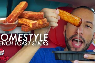 Wendy's NEW Homestyle French Toast Sticks HDR Food Review