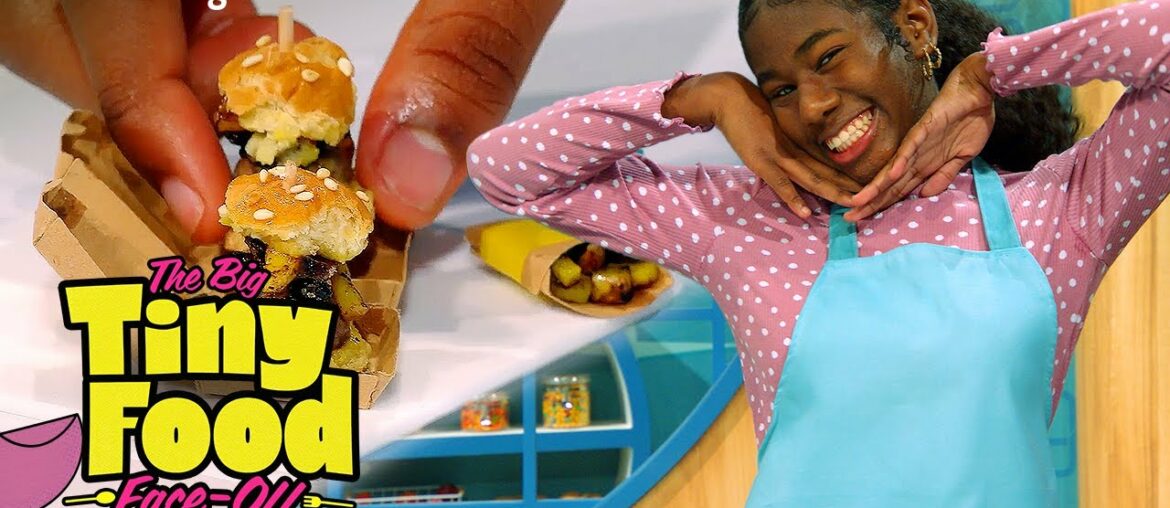 Who Can Make the Tiniest Fast Food? | The Big Tiny Food Face-Off Who Can Make the Tiniest Fast Food? | The Big Tiny Food Face-Off
