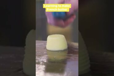 This is how a French butter house makes handcrafted butter #butter #artisan #shorts
