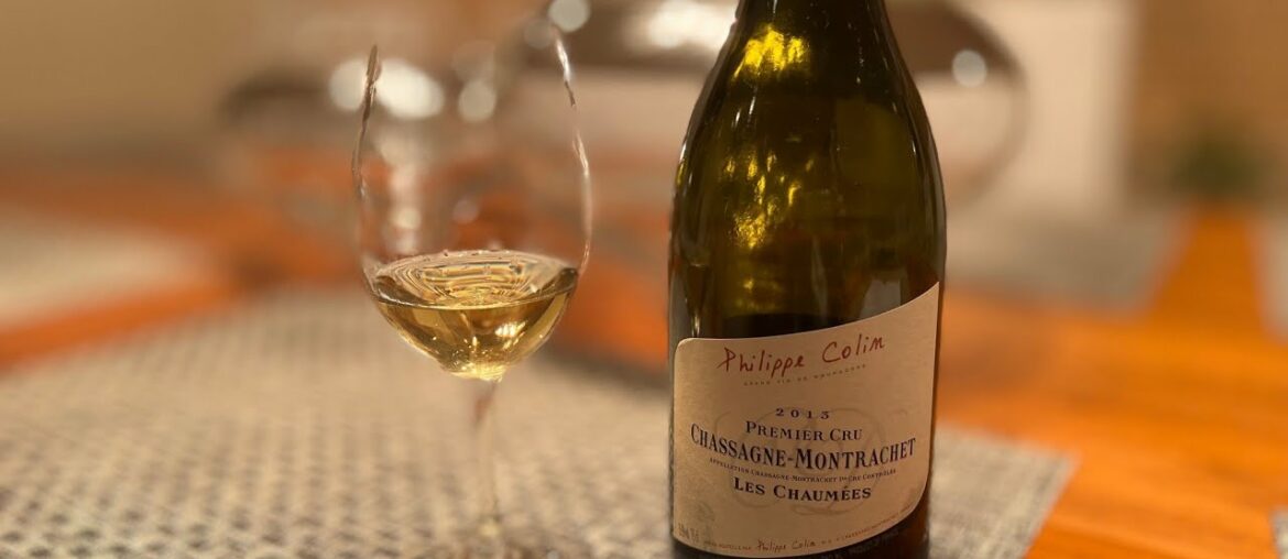 Philippe Colin 2013 Chassagne Montrachet 1er Cru Les Chaumees White Burgundy Wine Review