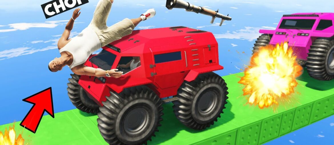 GTA 5 RPG VS SUPER TRUCKS WITH CHOP AND FROSTY GTA 5 RPG VS SUPER TRUCKS WITH CHOP AND FROSTY