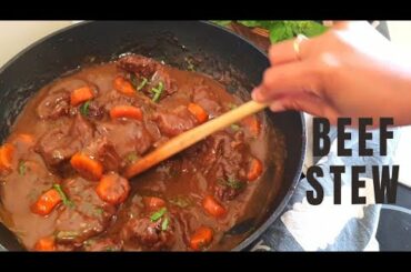 Classic French Beef Stew | Slow-Cooked Beef Stew |Beef Bourguignon