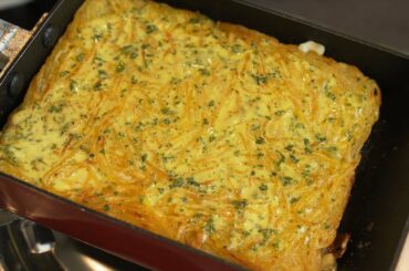 Crisp French fries Cheese ! A great recipe to eat potato fries for breakfast ! Potato Recipe