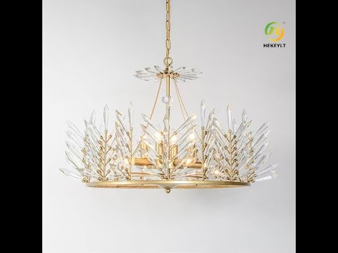 French luxury Jane European round living room dining room entry cloakroom crystal chandelier French luxury Jane European round living room dining room entry cloakroom crystal chandelier