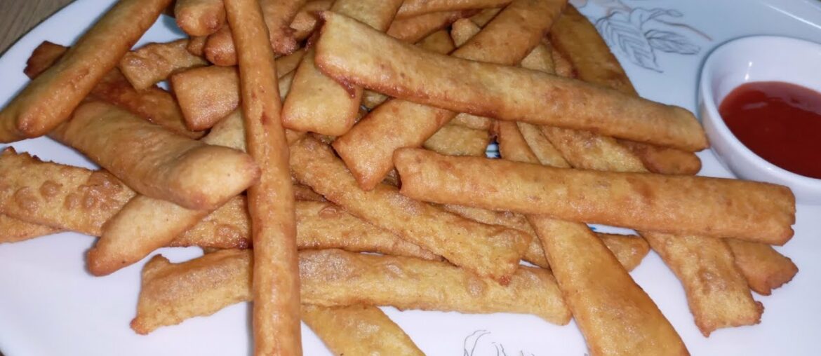 Crispy Potato French Fries Recipe | Potato Flour French Fries | Potato Snacks Recipe