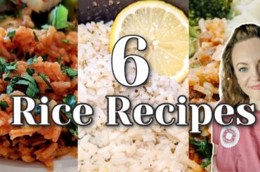 NO MORE PLAIN RICE!! | 6 EASY RICE RECIPES!