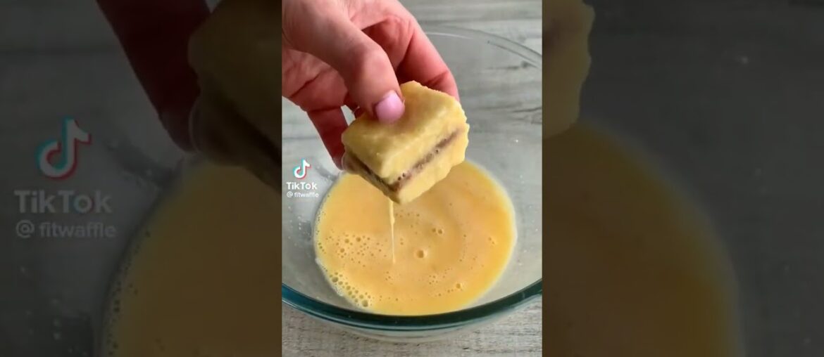 biscoff stuffed french toast #breakfast#frenchtoast#recipe#tiktokviral#youtube shorts