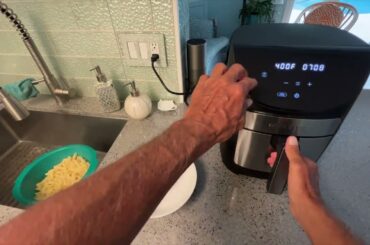 How to air fry mixed vegetables