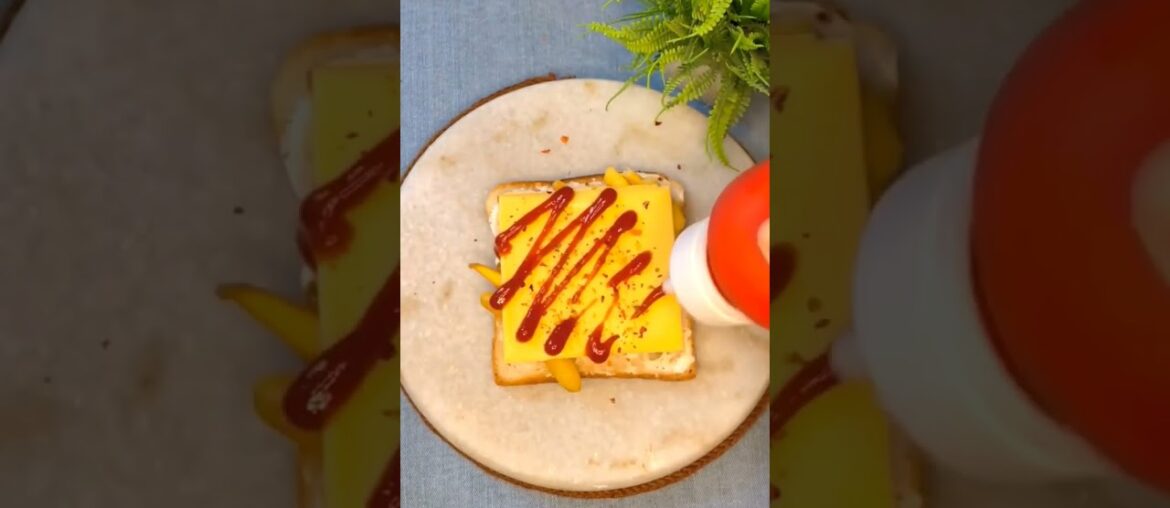 French Fries Sandwich #shorts #youtubeshorts