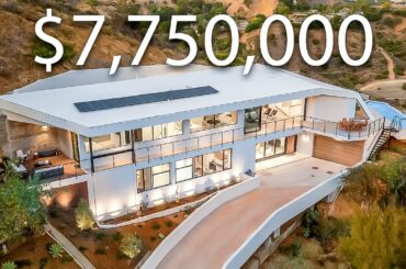Inside A $7,750,000 FUTURISTIC Mansion On A Mountain!