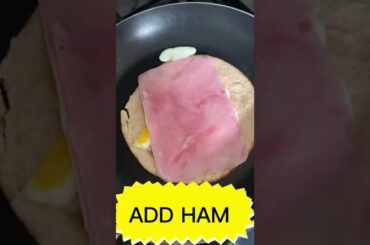 10 MINUTE LUNCH IDEA - HAM CHEESE AND EGG - HOMEMADE FRENCH FRIES - FOOD - AIR FRYER - #pcfitnessnj