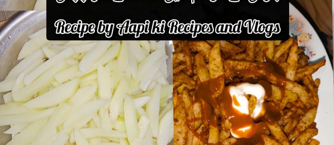 Spicy French fries Recipe by Aapi ki Recipes and Vlogs (How to Make spicy French fries at Home?) Spicy French fries Recipe by Aapi ki Recipes and Vlogs (How to Make spicy French fries at Home?)