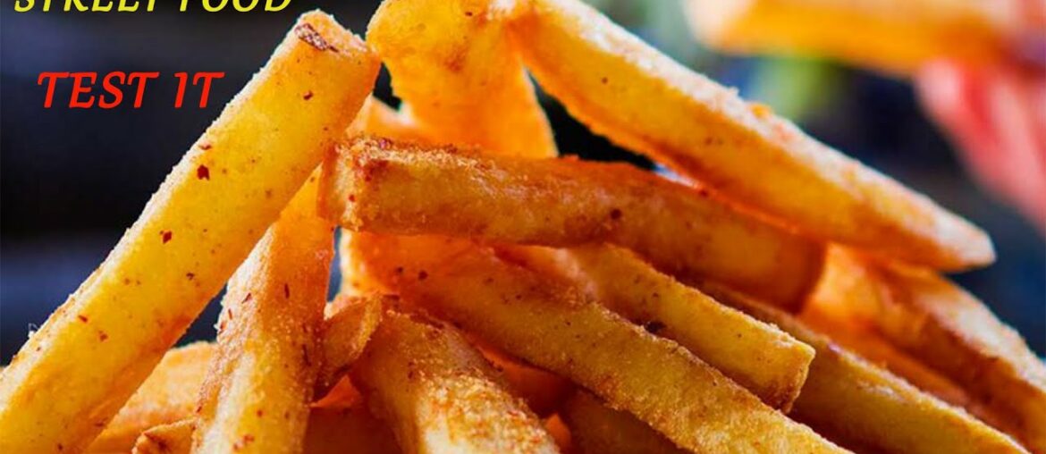 Famous French Fries | Street Food | how to make potato chips | how to make potato chips indian style