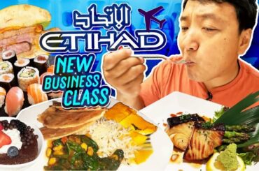 Etihad NEW Business Class SUITES Review & Investing in a SUSHI RESTAURANT?!