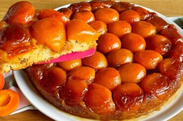 Apricot Tarte Tatin Recipe | French Apricot Tart | Apricot Pie