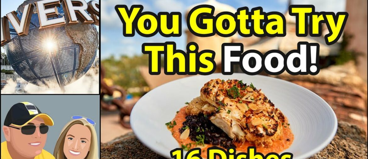 16 Universal Orlando Food Reviews In One Compilation Video | You've Gotta Try This!