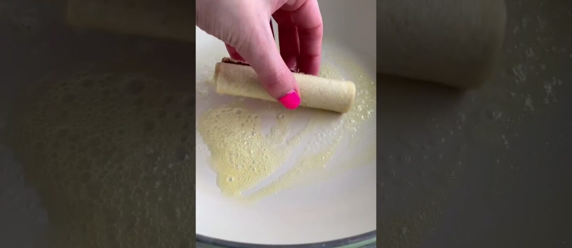 Peanut butter cup French toast rolls!