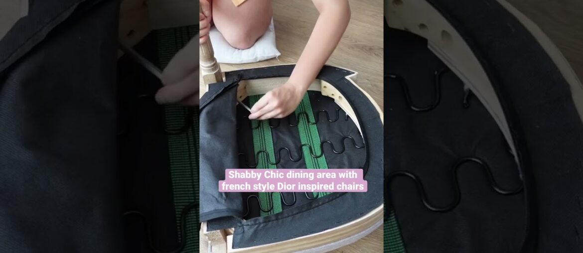 Shabby Chic dining area with french style Dior inspired chairs #BellatorHome