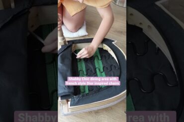 Shabby Chic dining area with french style Dior inspired chairs #BellatorHome