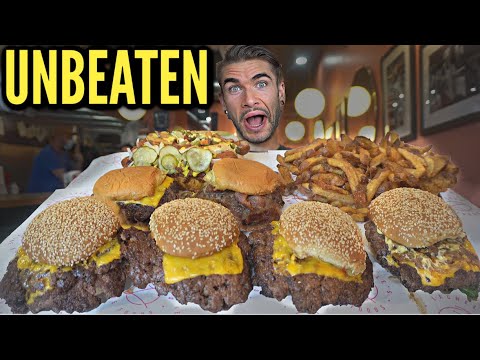 IMPOSSIBLE Smash Burger Challenge (Over 9LB) With Gourmet Hotdogs in Des Moines Iowa! Man Vs Food IMPOSSIBLE Smash Burger Challenge (Over 9LB) With Gourmet Hotdogs in Des Moines Iowa! Man Vs Food