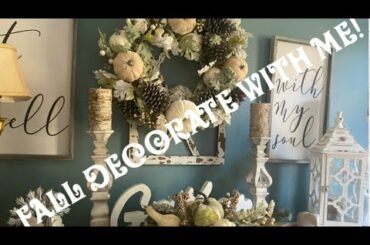 Fall Dining Room Decor|Reset Dining Table Scape| #falldecor