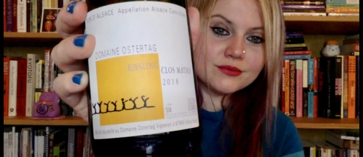 FRENCH WINE TASTING - Domaine Ostertag Riesling 'Clos Mathis' Alsace, France 2018