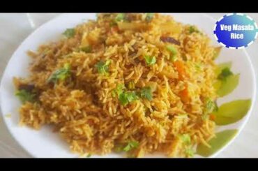 Masala Rice Recipe | Yummy Food 143 | Lunch Box Recipe | Rice Recipes | Veg Biryani