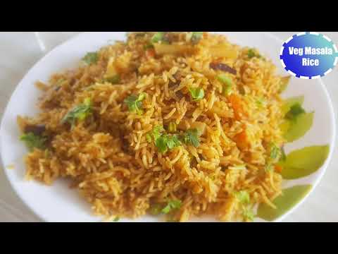 Masala Rice Recipe | Yummy Food 143 | Lunch Box Recipe | Rice Recipes | Veg Biryani Masala Rice Recipe | Yummy Food 143 | Lunch Box Recipe | Rice Recipes | Veg Biryani