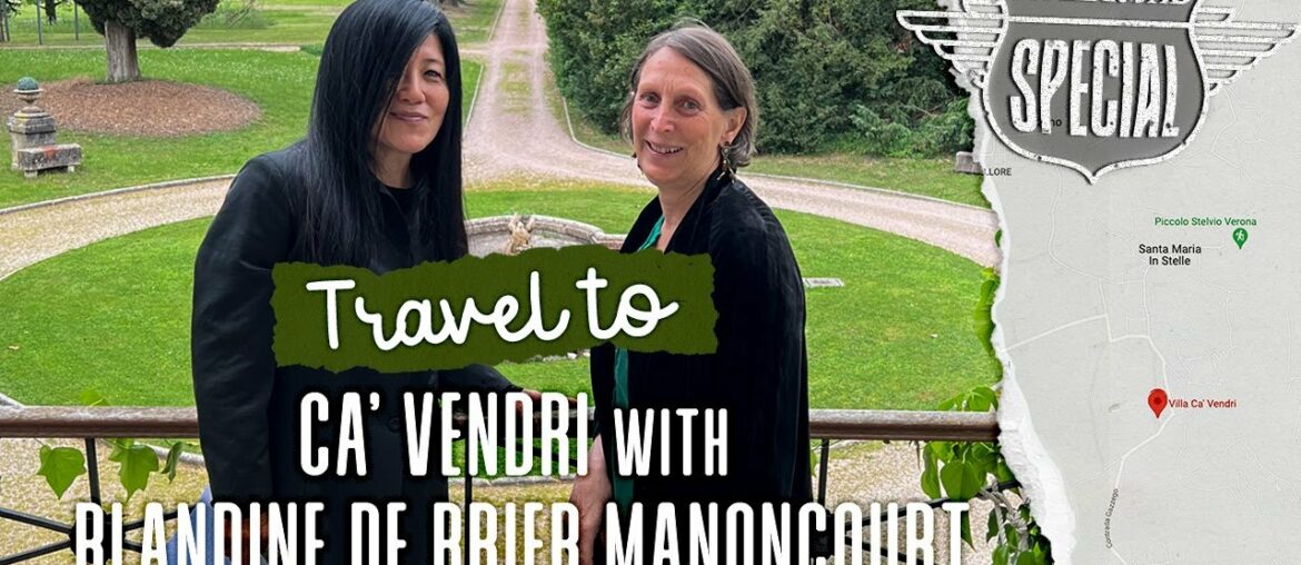 Villa Ca' Vendri wines, Verona, Italy talking to Blandine De Brier Manoncourt