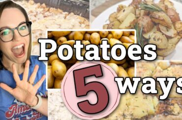 5 POTATO RECIPES! | NO MORE BORING POTATOES!!
