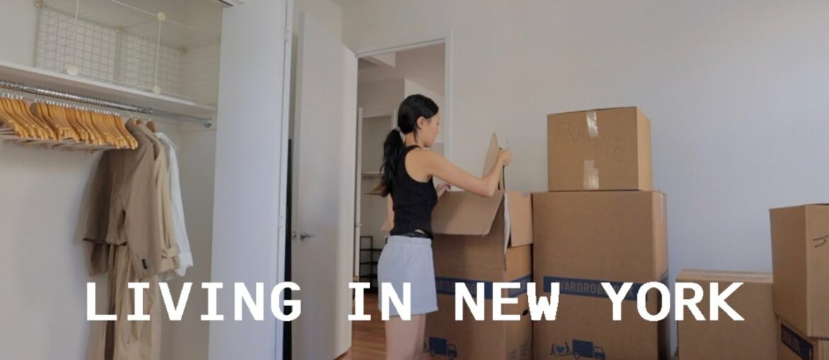 Moving into my New York apartment, settling in, cleaning & organizing | vlog Moving into my New York apartment, settling in, cleaning & organizing | vlog