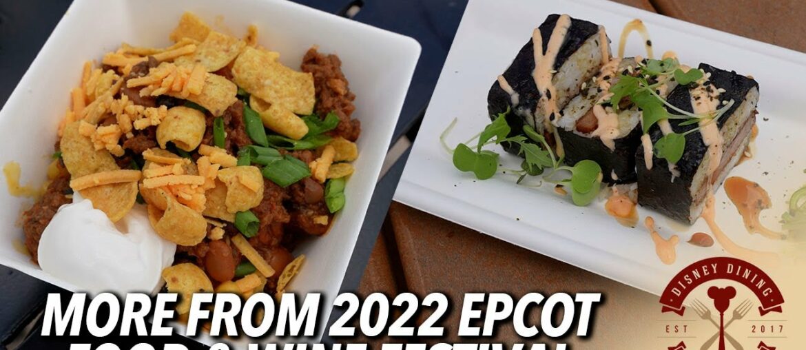 Back at EPCOT Food & Wine for Macaroni, Scampi & Musubi Back at EPCOT Food & Wine for Macaroni, Scampi & Musubi