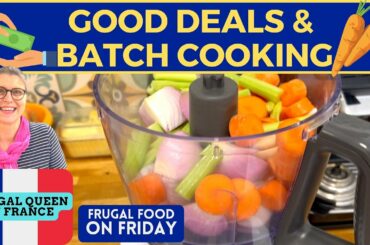 Good Deals & Batch Cooking - Supermarket Bargains Turned into Frugal Meals #frugal #cooking #freezer