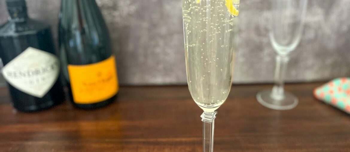 Lemony French 75 Cocktail Recipe