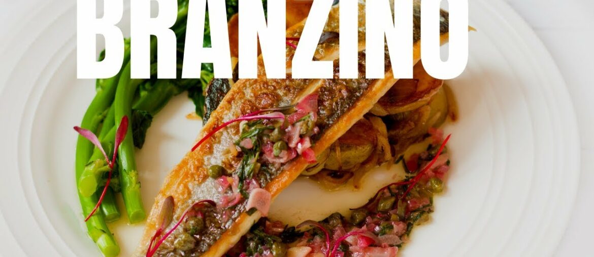 How to cook PAN-SEARED BRANZINO