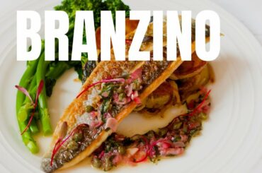 How to cook PAN-SEARED BRANZINO