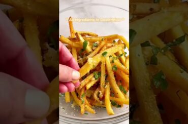 Garlic French Fries: The Perfect Recipe! #shorts #frenchfries
