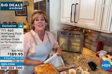 Wolfgang Puck 1800Watt Airfryer Oven with 16 Functions  ...