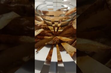 french fries wedges crispy air fryer recipe in description they are good side of yum-yum sauce