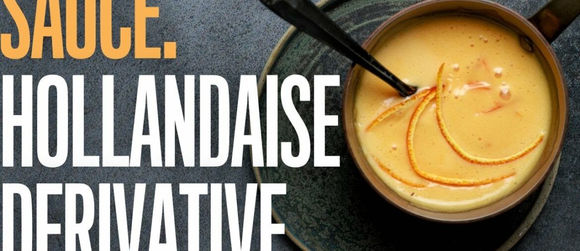 How to make a Maltese sauce | The journey from mother sauce to daughter sauce.