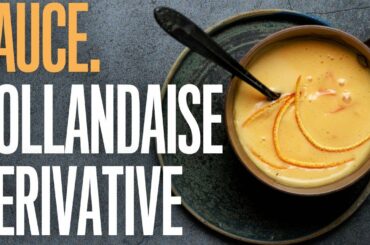 How to make a Maltese sauce | The journey from mother sauce to daughter sauce.