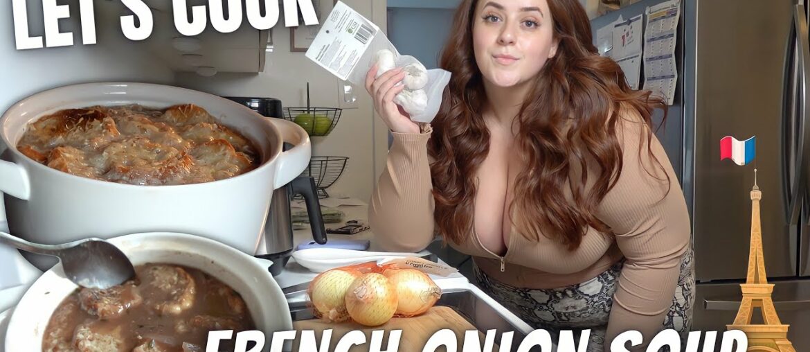 Let's Cook French Onion Soup *Easy & Delicious* | OliviasWorld95