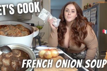 Let's Cook French Onion Soup *Easy & Delicious* | OliviasWorld95