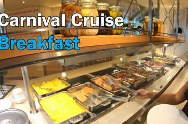 Carnival Cruise Breakfast Food (Buffet Main Dining Room, Blue Iguana, Room Service)