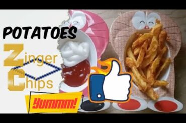crispy french fries recipe|how to make crispy french fries|zinger potato chips recipe