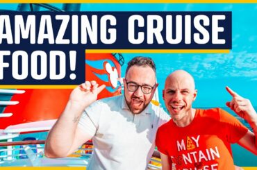 All the UNIQUE and WONDERFUL Food on the Disney Wish!